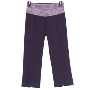 Lululemon Womens Leggings Capri Cropped Pull On Athletic Activewear Size 4 EU
